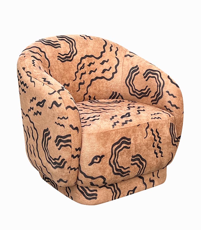 Fauteuil NAIROBI au coloris ethnique
