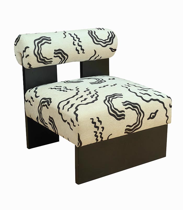 Fauteuil ZANZIBAR au coloris ethnique