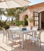 Table de jardin SAMET carrée extensible