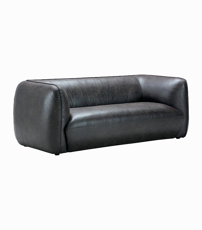 Canapé WALNEY havane foncé Canapé WALNEY havane foncé L 210 cm