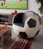 Fauteuil tournant GO design ballon de foot