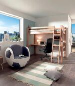 Fauteuil tournant GO design ballon de foot
