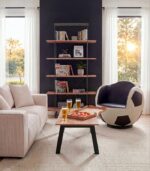 Fauteuil tournant GO design ballon de foot