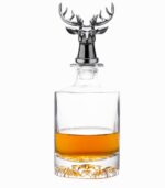 Carafe verre tête de cerf MOOSE