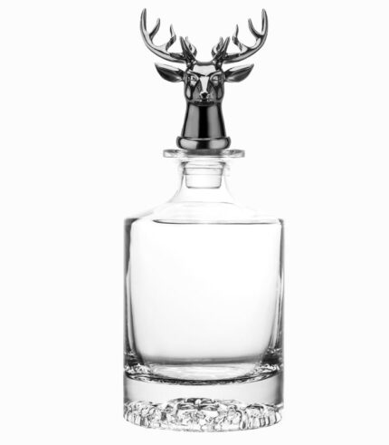 Carafe verre tête de cerf MOOSE
