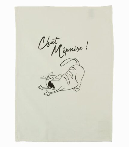 Torchon chat m'épuise !