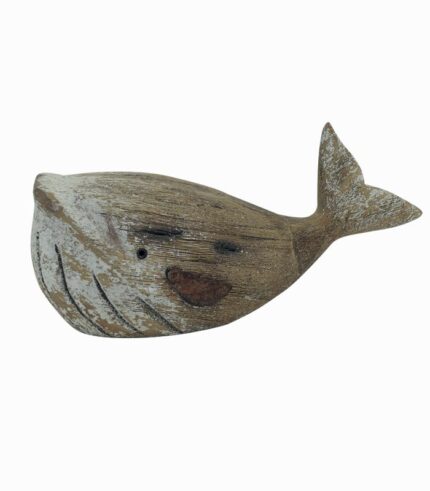 Baleine en bois à poser