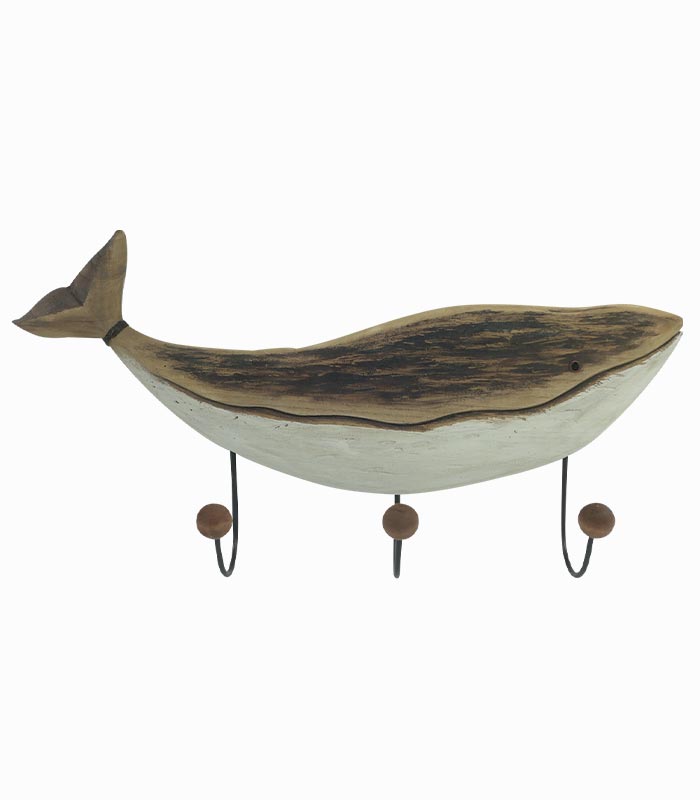 Patère baleine en bois Patère baleine en bois