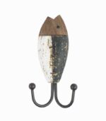 Patère poisson en bois