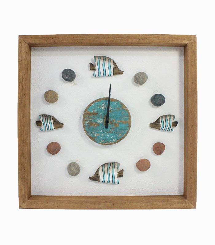 Horloge murale 4 poissons Horloge murale 4 poissons