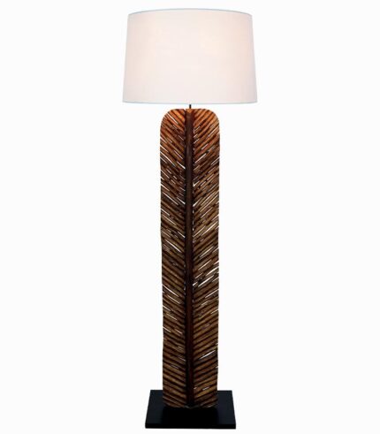 Lampadaire bois naturel SULAW