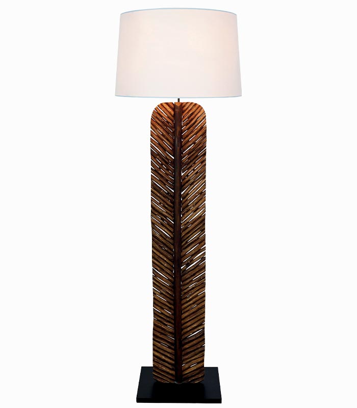 Lampadaire bois naturel SULAW Lampadaire bois naturel SULAW