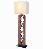 Lampadaire bois d'acacia KATAN