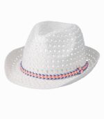 Chapeau d'été enfant blanc