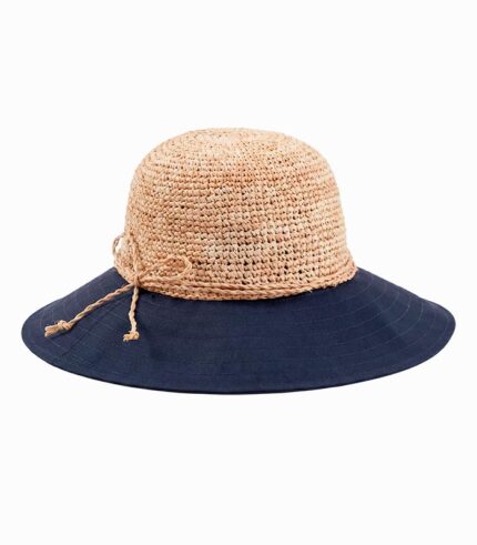 Chapeau femme bord plat