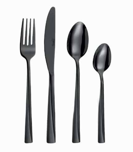 Ménagère de 16 couverts noirs