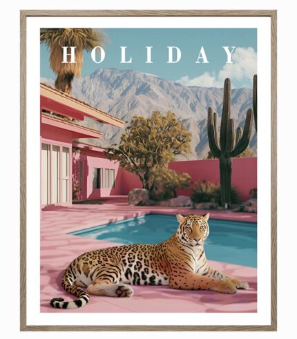 Tableau toile TIGRE HOLIDAY