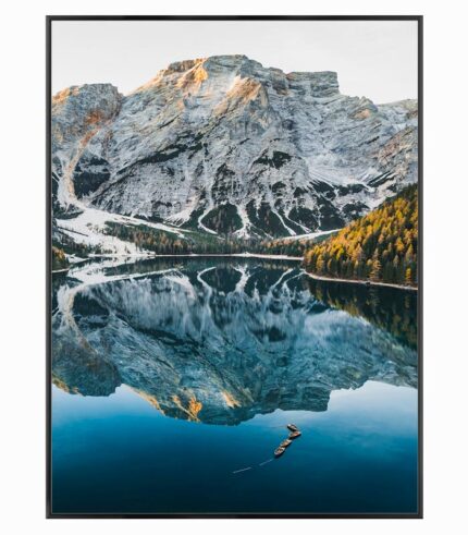 Tableau toile MONTAGNE ET LAC