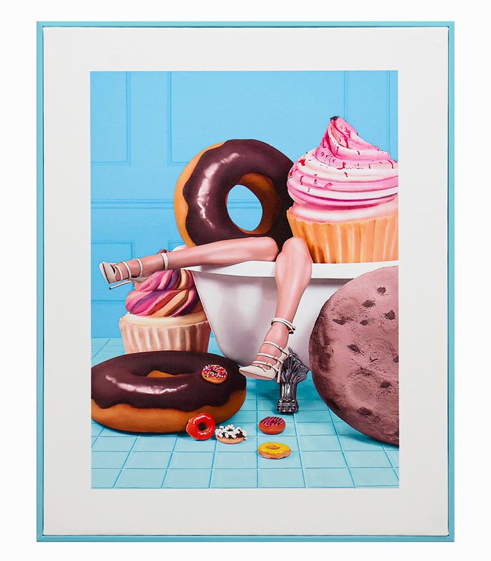 Tableau toile BAIN SUCRÉ Tableau toile BAIN SUCRÉ