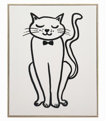 Tableau toile CHAT DESSINÉ