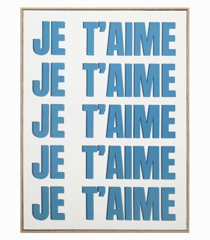 Tableau toile "JE T'AIME"