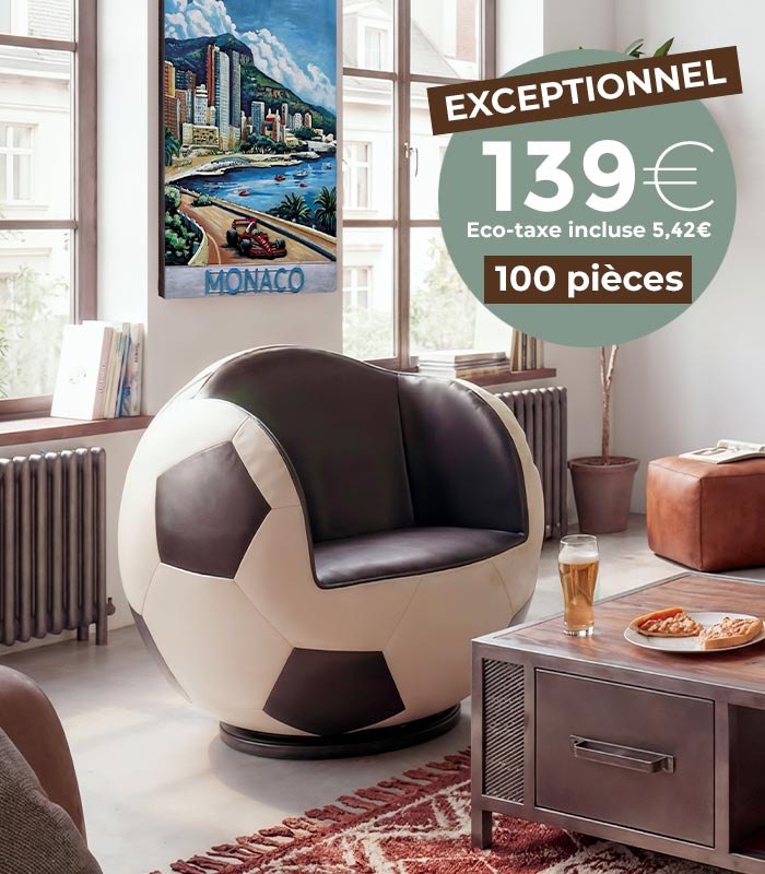 Fauteuil tournant GOAL Fauteuil tournant GOAL design ballon de foot