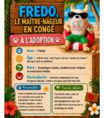 Fredo le maître-nageur en congé