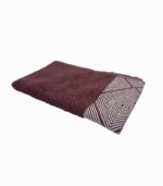 Serviette de bain bordeaux BERGEN