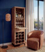 Etagère à vin en teck SOLO
