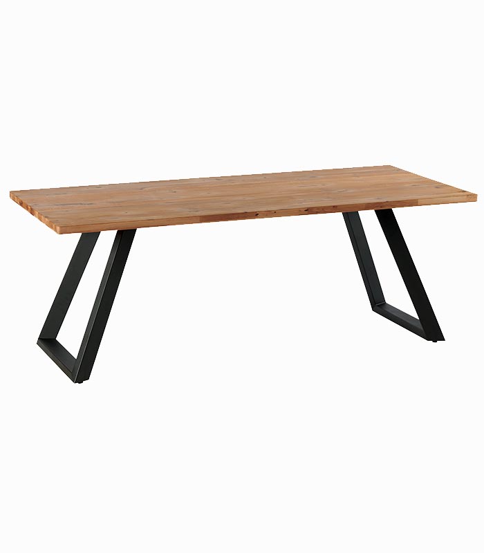 Table KENNY Table chêne et aulne pieds métal KENNY