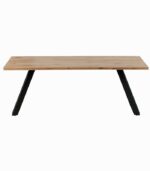 Table chêne et aulne finition blanchie KENNY