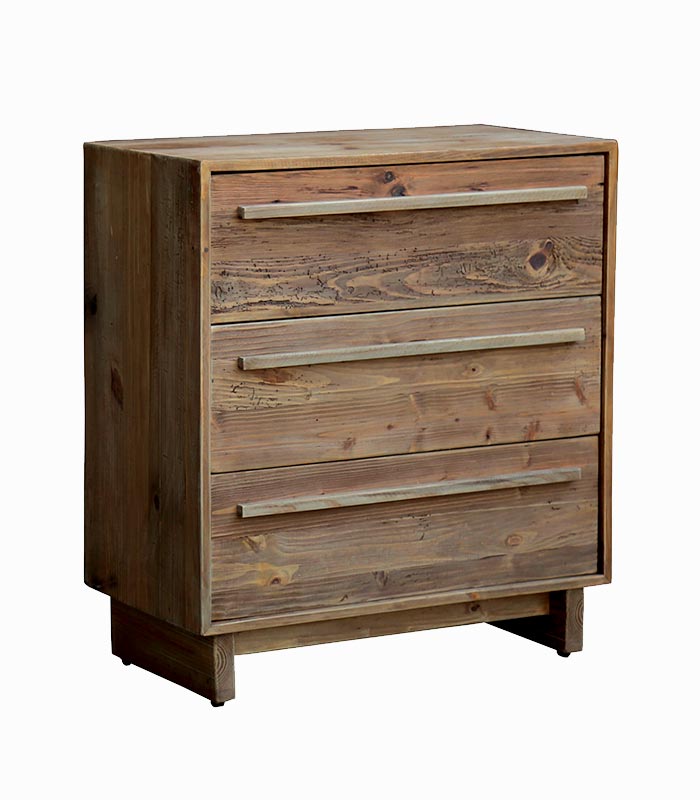 Commode pin recyclé L 80 cm EYLAND