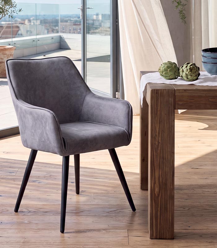 Fauteuil KANSAS gris