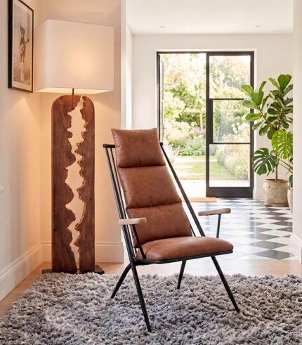 Fauteuil KIRTON cognac