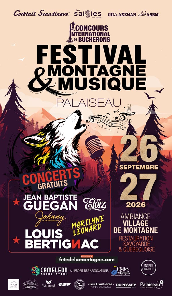 Affiche officielle Festival Montagne & Musique