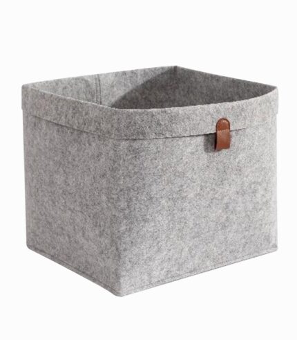 Panier feutrine grise OLONSA