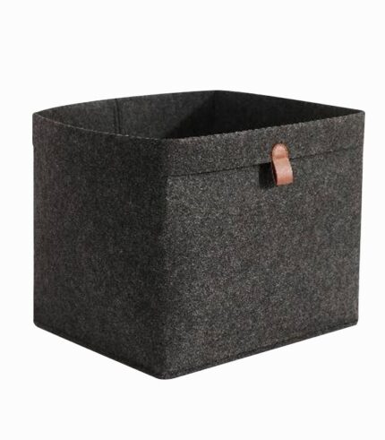Panier feutrine anthracite OLONSA